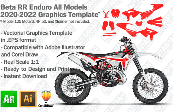 Beta RR Enduro All Models 2020 2021 2022 Graphics Template