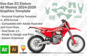 Gas Gas EC Enduro All Models 2024 2025 2026 Graphics Template