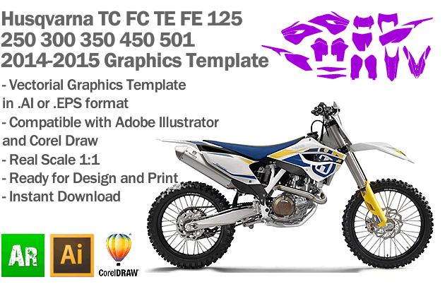 Husqvarna TC FC TE FE 125 250 300 350 450 501 Enduro MX Motocross