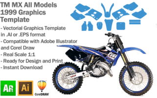 TM All Models MX Motocross 1999 Graphics Template