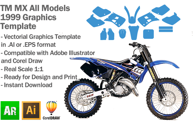 TM All Models MX Motocross 1999 Graphics Template