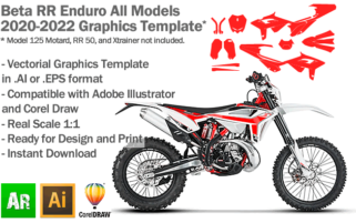 Beta RR Enduro All Models 2020 2021 2022 Graphics Template