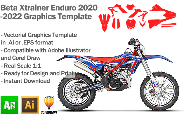 Beta Xtrainer Enduro All Models 2020 2021 2022 Graphics Template