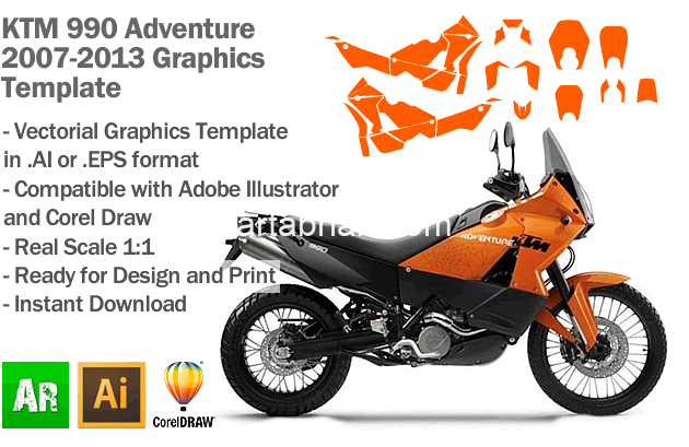 Suzuki LTZ 400 ATV Quad Graphics Template - Artabrian™ - Graphic Templates